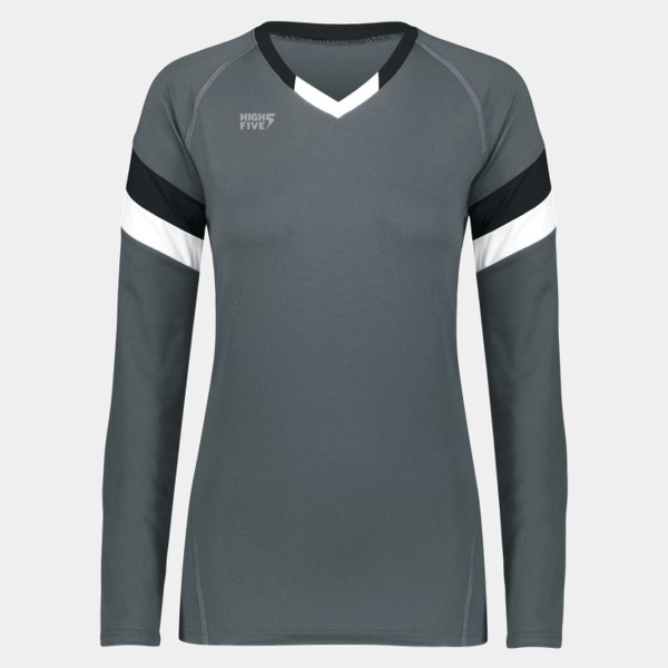 Girls TruHit Tri-Color Long Sleeve Jersey Thumbnail