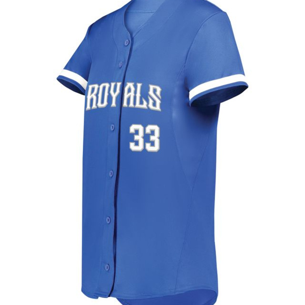 Ladies Cutter+ Full Button Softball Jersey Thumbnail