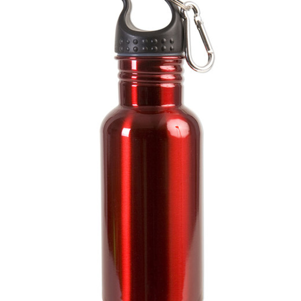 17oz Stainless Steel Adventure Water Bottle With Carabiner Thumbnail