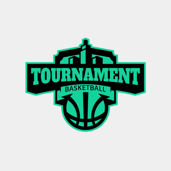 Tournament Basketball logo template Thumbnail