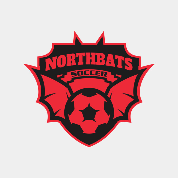 North bats Tournament Soccer logo template Thumbnail