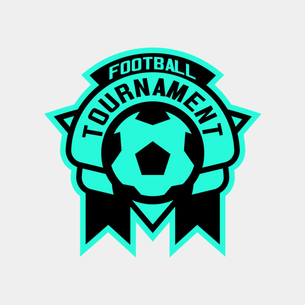 Tournament Football logo template Thumbnail