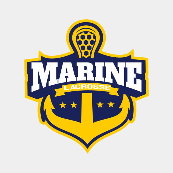 Marine Lacrosse Logo Template Thumbnail