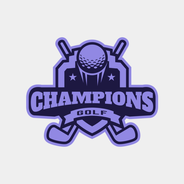 Champions Golf logo template Thumbnail