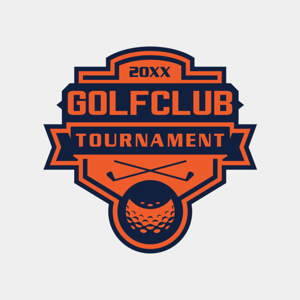 Golf club Tournament logo template 02 Thumbnail