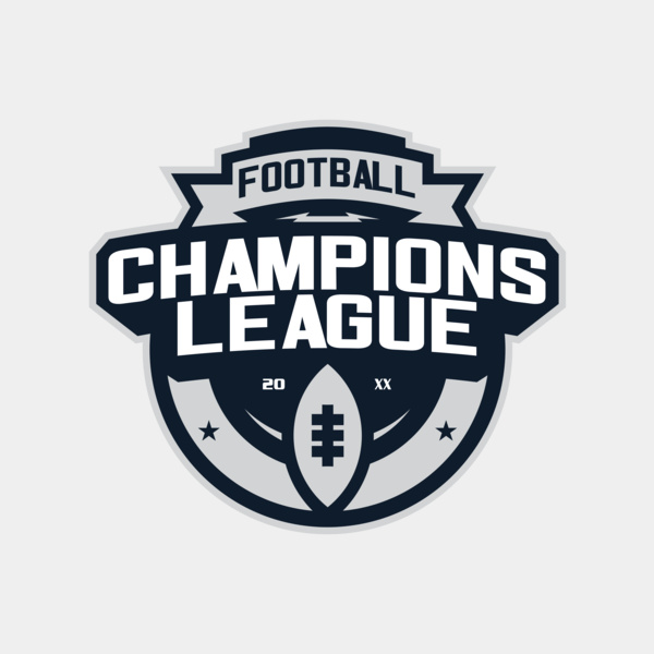 Champions League Football logo template Thumbnail