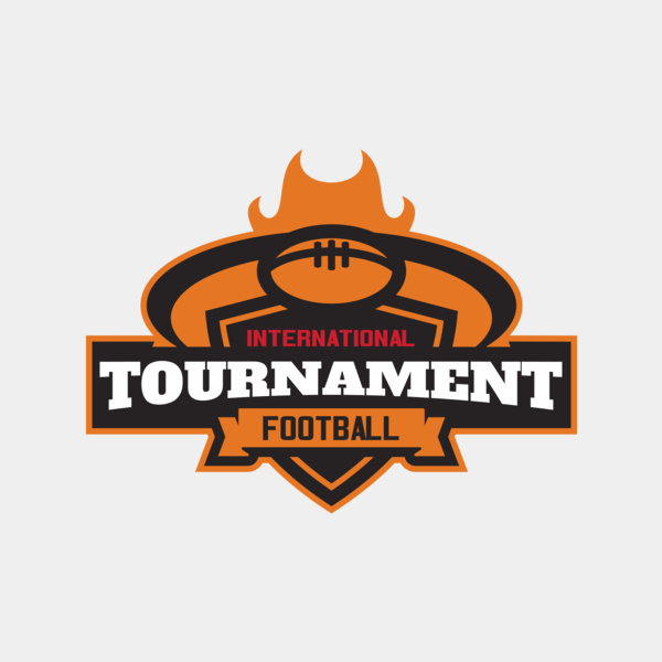 Tournament International Football logo template Thumbnail