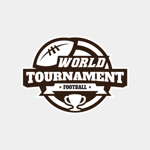 World Tournament Football logo template Thumbnail
