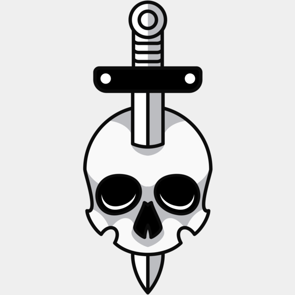 Elements Skull logo template 07 Thumbnail