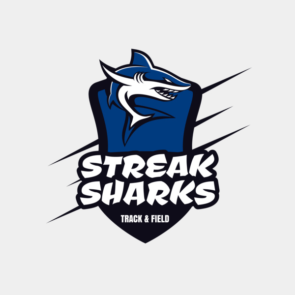 Sharks Track & Field Team Logo 01 Thumbnail