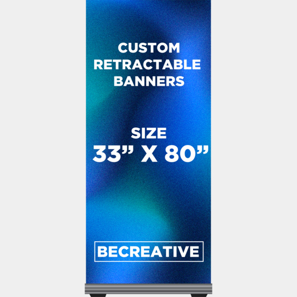Retractable Banner 33x80 Thumbnail