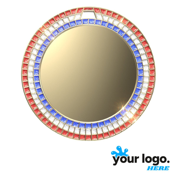 Red, White & Blue GEM Insert (2-3/4") Thumbnail
