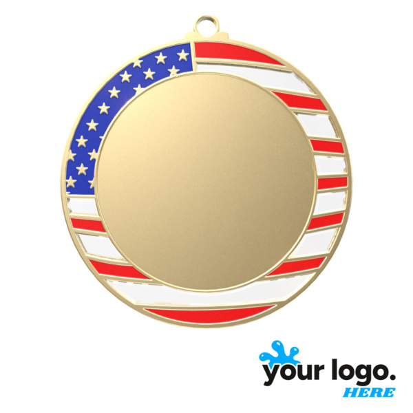 Matte American Flag Insert (2-3/4") Thumbnail