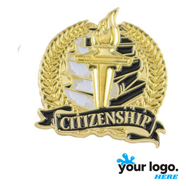 Gold Academic Citizenship Lapel Pin Thumbnail