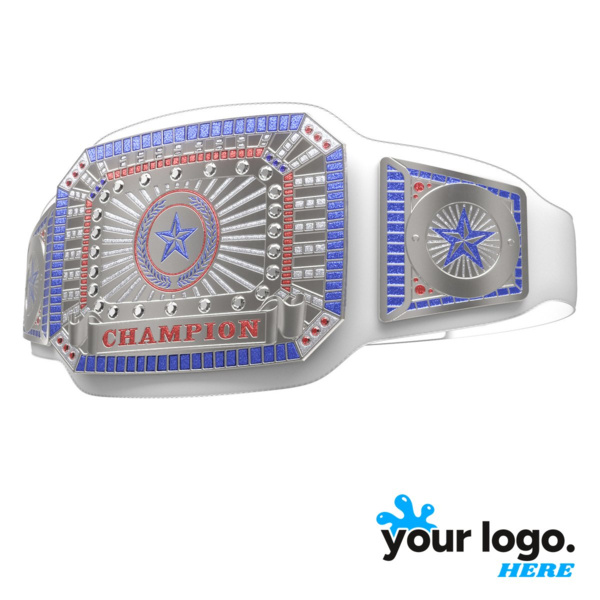 Ultimate Championship Belt in White Thumbnail