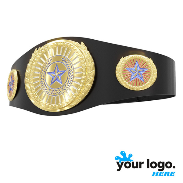 Lightweight Championship Belt w. Side Plates Thumbnail