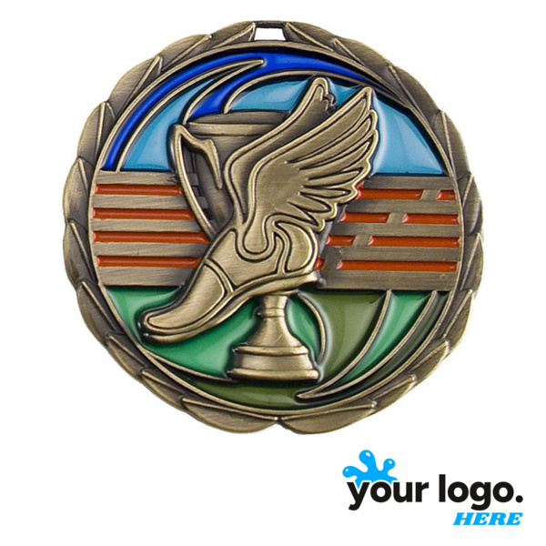 Track Color Epoxy Medal Thumbnail