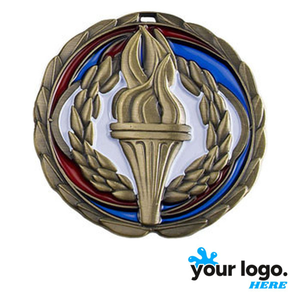 Victory Color Epoxy Medal Thumbnail