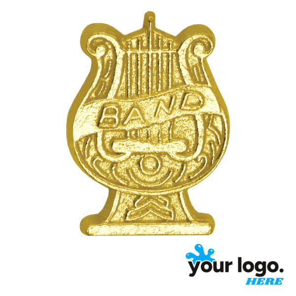 Band Lyre Chenille Lapel Pin Thumbnail