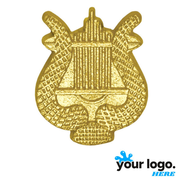 Lyre Chenille Lapel Pin Thumbnail