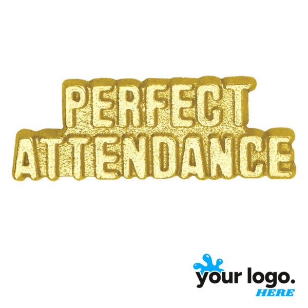Perfect Attendance Lapel Chenille Pin Thumbnail