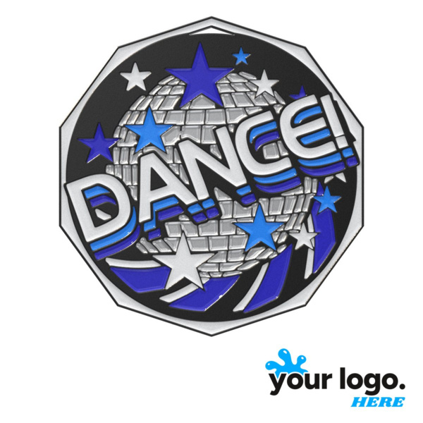 Dance Decagon Colored Medal Thumbnail