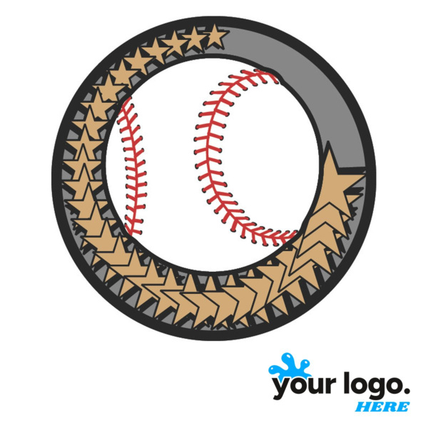Baseball Diamond Foil Label Thumbnail