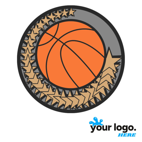 Basketball Diamond Foil Label Thumbnail