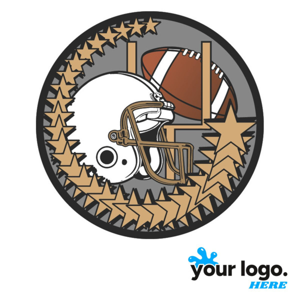 Football Diamond Foil Label Thumbnail