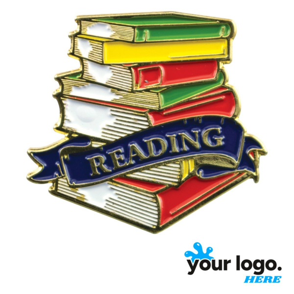 Educational Reading Lapel Pin Thumbnail