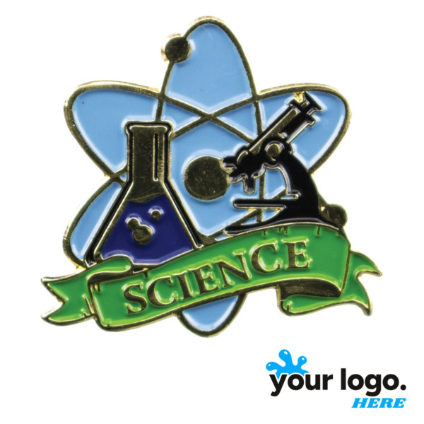 Educational Science Lapel Pin Thumbnail