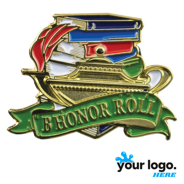 Educational B Honor Roll Lapel Pin Thumbnail