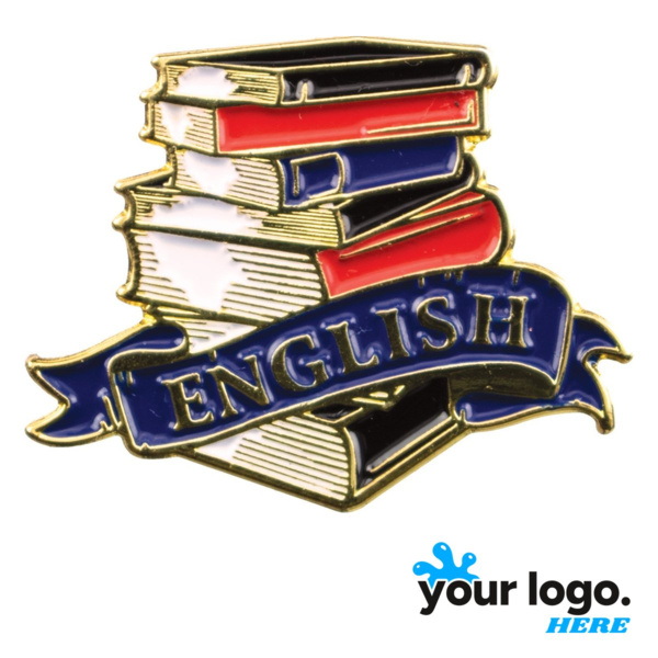 Educational English Lapel Pin Thumbnail