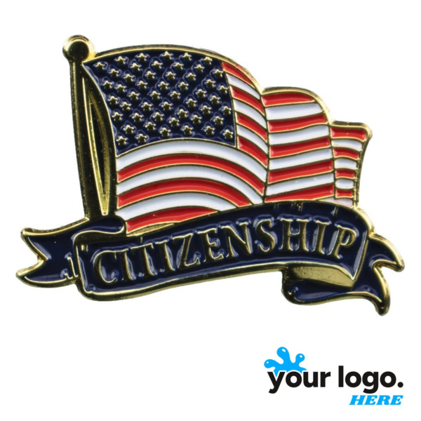 Educational Citizenship Lapel Pin Thumbnail