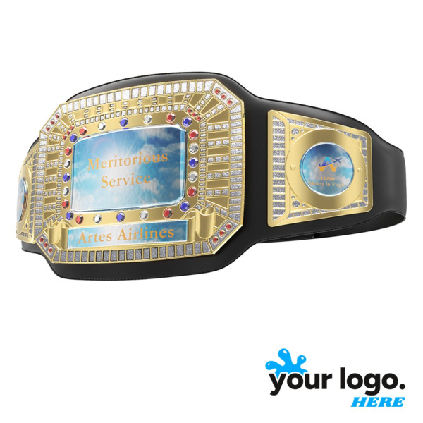 Express Ultimate Championship Belt in Black Thumbnail