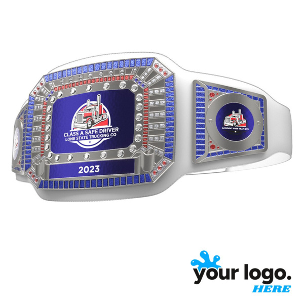Express Ultimate Championship Belt in White Thumbnail