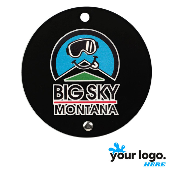 Express Aluminum Round Luggage Tag Thumbnail