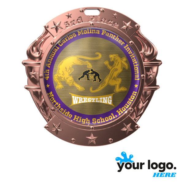 Express SIM 3rd Place (2" Imprint) Medal Thumbnail