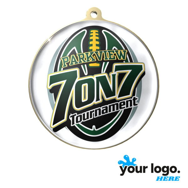 Texture Tone Smooth w/ Eyelet (2-1/2") Medal Thumbnail