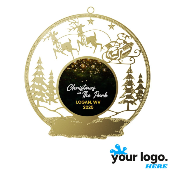 Express Snow Sled Holiday Ornament Thumbnail