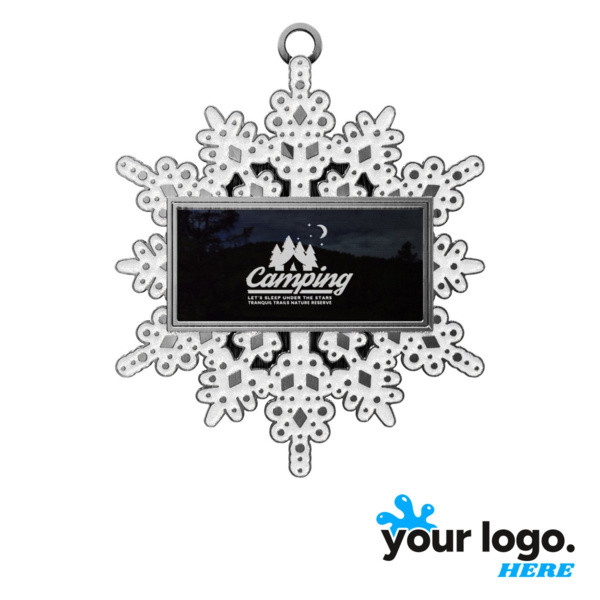 Express Snowflake Holiday Ornament Thumbnail