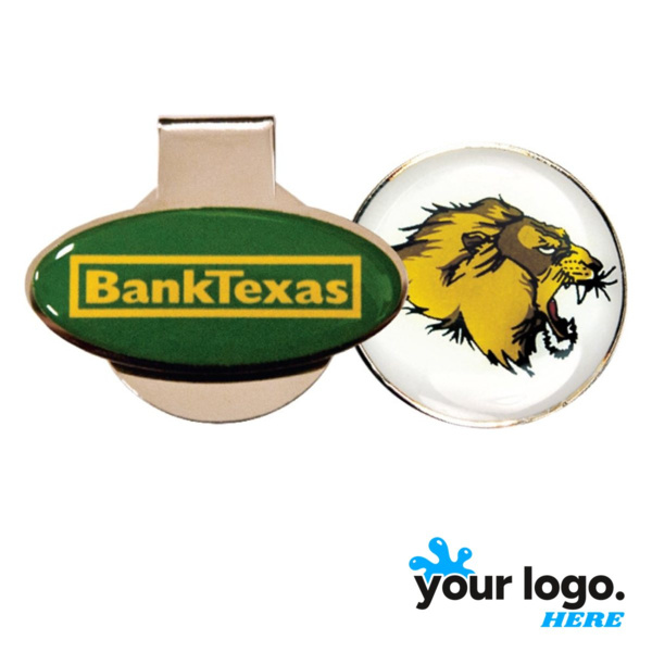 Express Silver Golf Hat Clip w/ Ball Marker Thumbnail