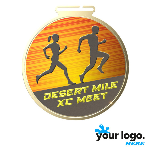 Texture Tone Minimalist (4-1/2") Medal Thumbnail