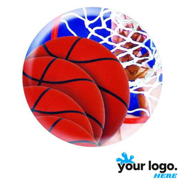 Basketball Full-Color Label Thumbnail