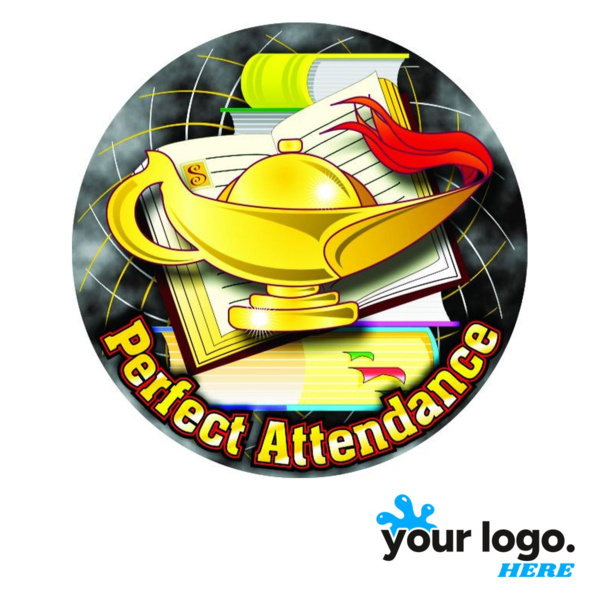 Perfect Attendance Full-Color Label Thumbnail