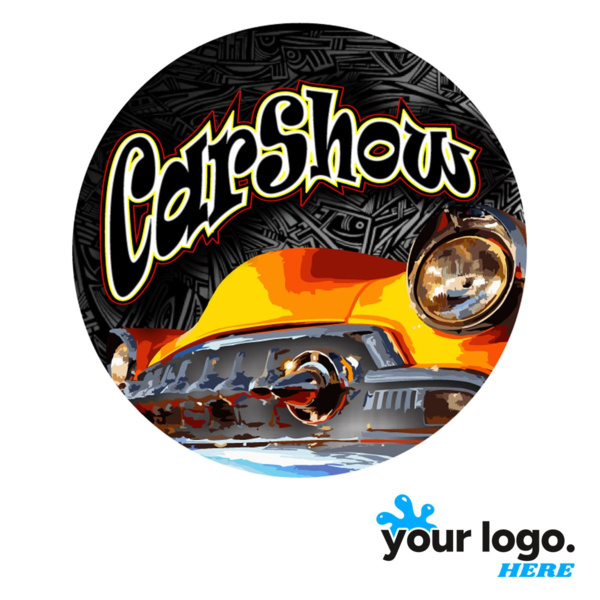 Car Show Full-Color Label Thumbnail