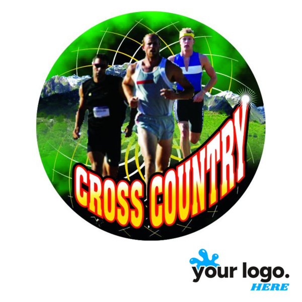 Male Cross Country Full-Color Label Thumbnail