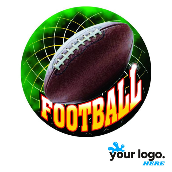 Football Full-Color Label Thumbnail