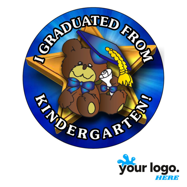 Kindergarten Graduation Full-Color Label Thumbnail