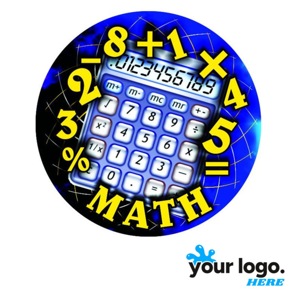 Mathematics Full-Color Label Thumbnail